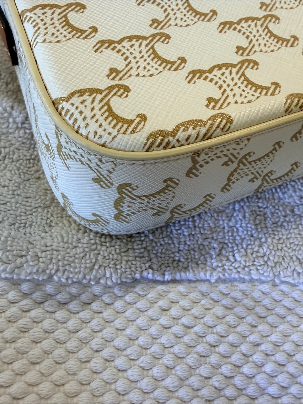 Celine Claude Shoulder Bag, Tan - Picture 15 of 16
